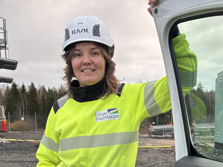 Vi säger hej till Joyce Moosberg, elkraftsmontör på Linjemontage!
